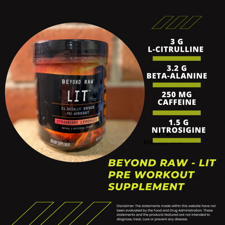Beyond Raw Lit Pre Workout Drink Supplement Review Brainz