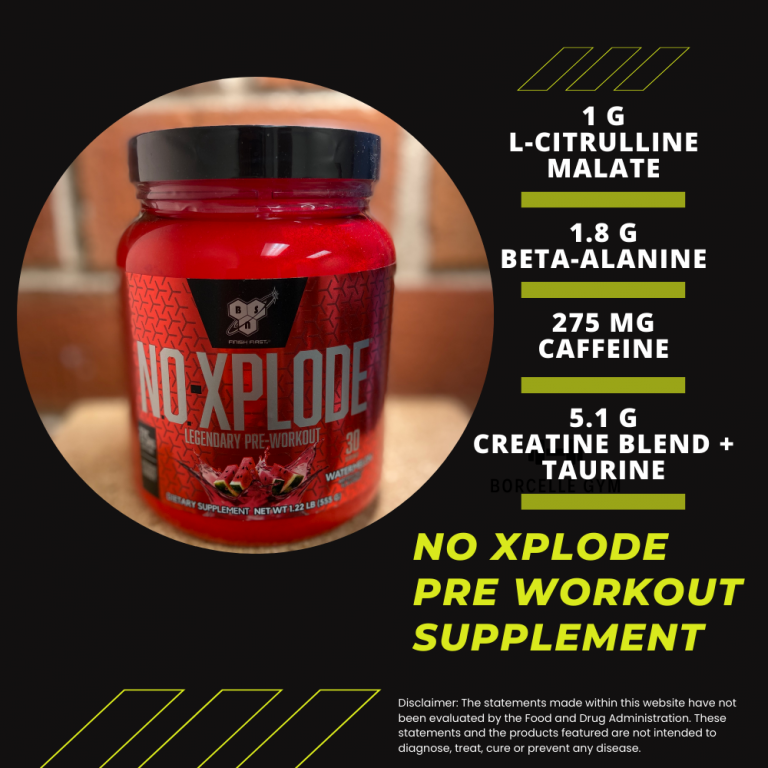 N.O-Xplode Pre Workout Drink Supplement Review – Brainz