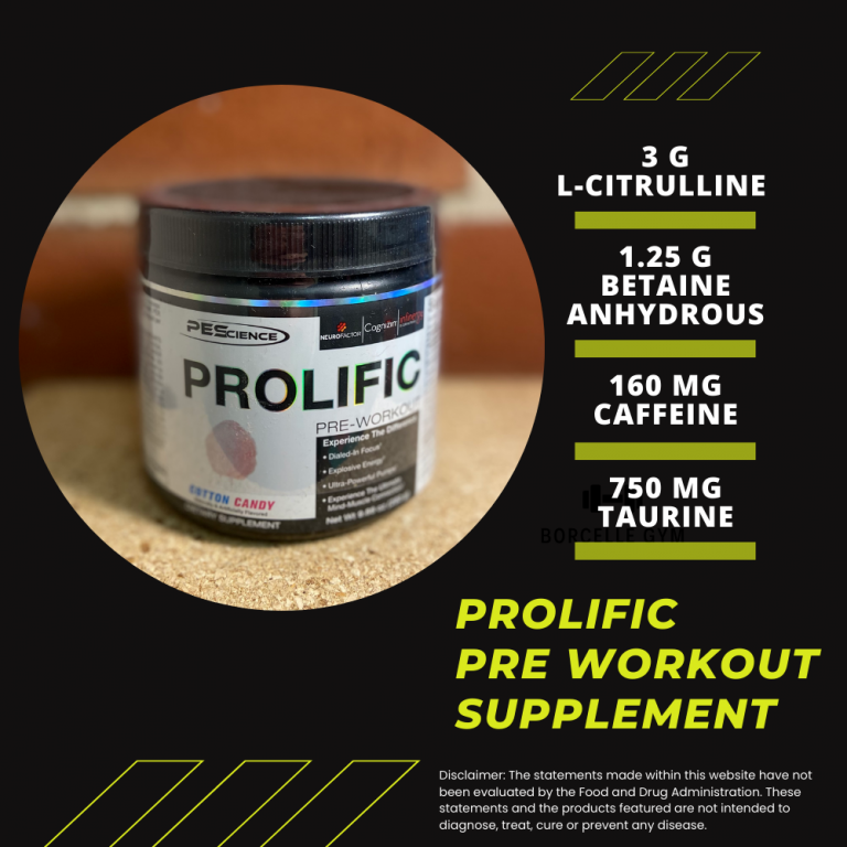 Prolific Pre Workout Drink Supplement Review Brainz