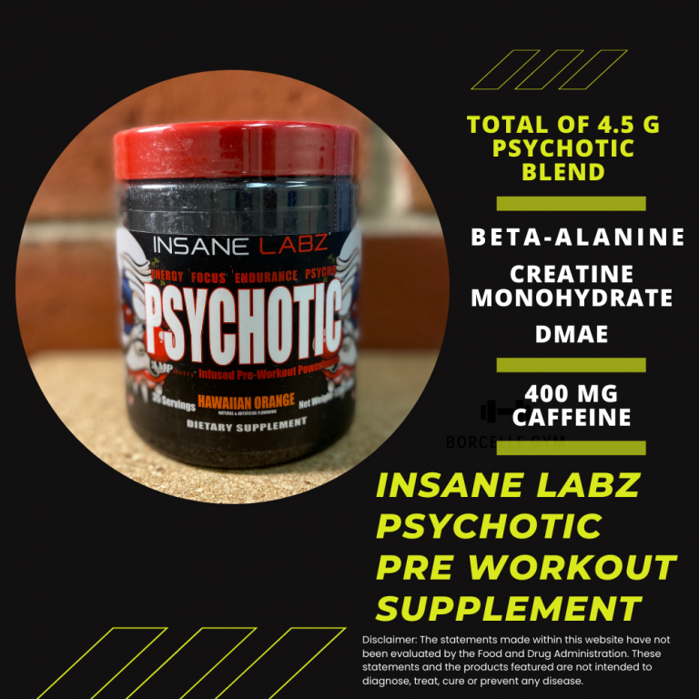 Psychotic Pre Workout Drink Supplement Review Brainz
