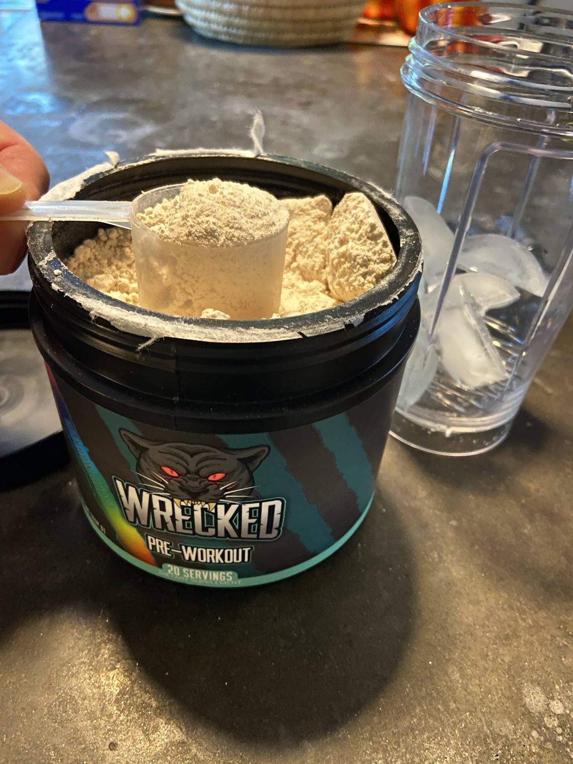 Wrecked Pre Workout Drink Supplement Review Brainz